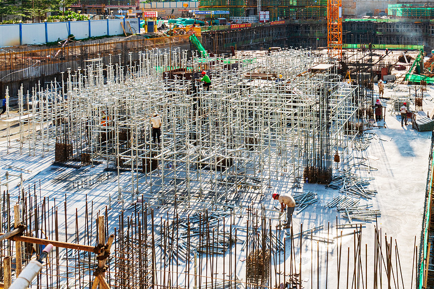 建筑工地高清圖片 展現施工之美的視覺盛宴